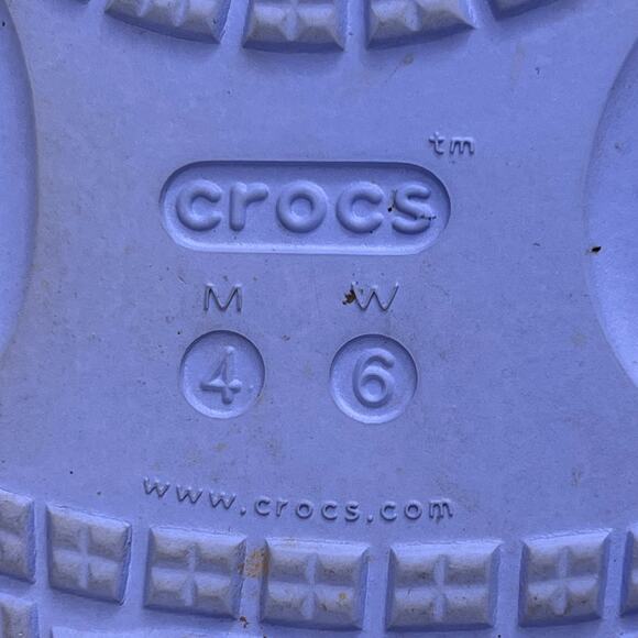 Crocs Classic V2 Slide Sandal Purple/Blue Men's 4/ Women's 6 - Picture 9 of 9